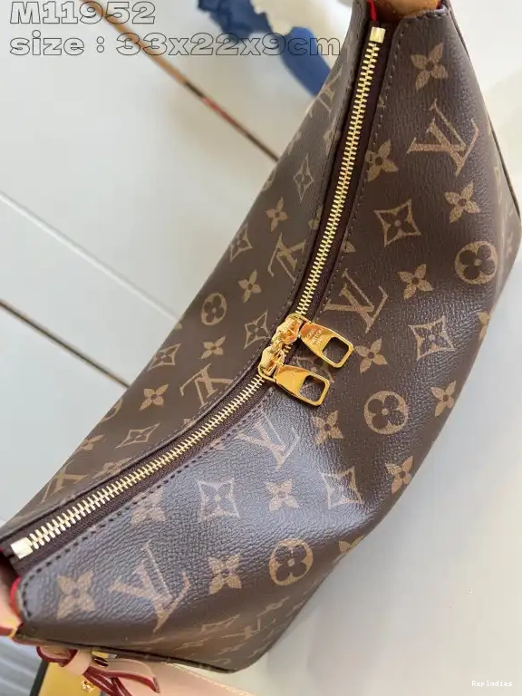 Cheap VUITTON PM-33*22*9CM LOUIS Slouchy 0515